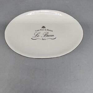 Le Bain Accessories by Kassatex Le Bain Soap Dish 6.02x3.98x0.98 - Porcelain